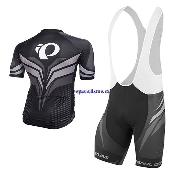 2017 Maillot Pearl Izumi Tirantes Mangas Cortas negro